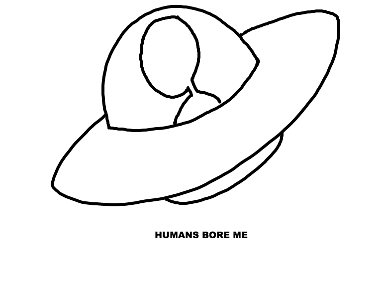 Human Bore Me UFO