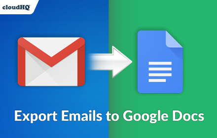 Export Emails to Google Docs