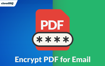 Encrypt PDF for Email