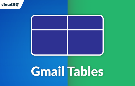 Gmail Tables