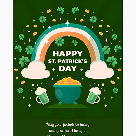 Irish Rainbow St. Patrick's Day eCard