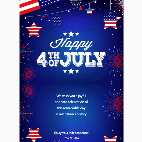 4th of July eCard 1