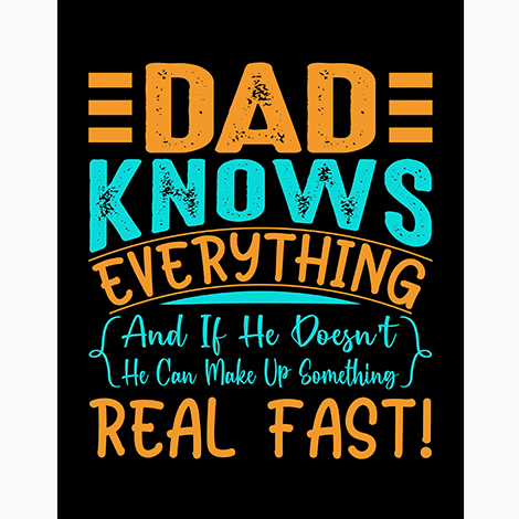 Dad Knows Everything Father's Day eCard