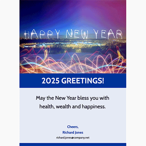 Happy New Year eCard 8